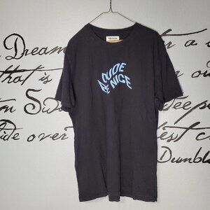 Dude. Be Nice Black Short Sleeve Tee - UNISEX, XL